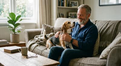 Customer dog photo