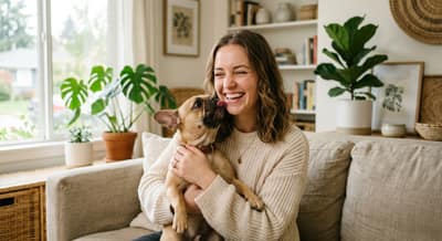 Customer dog photo